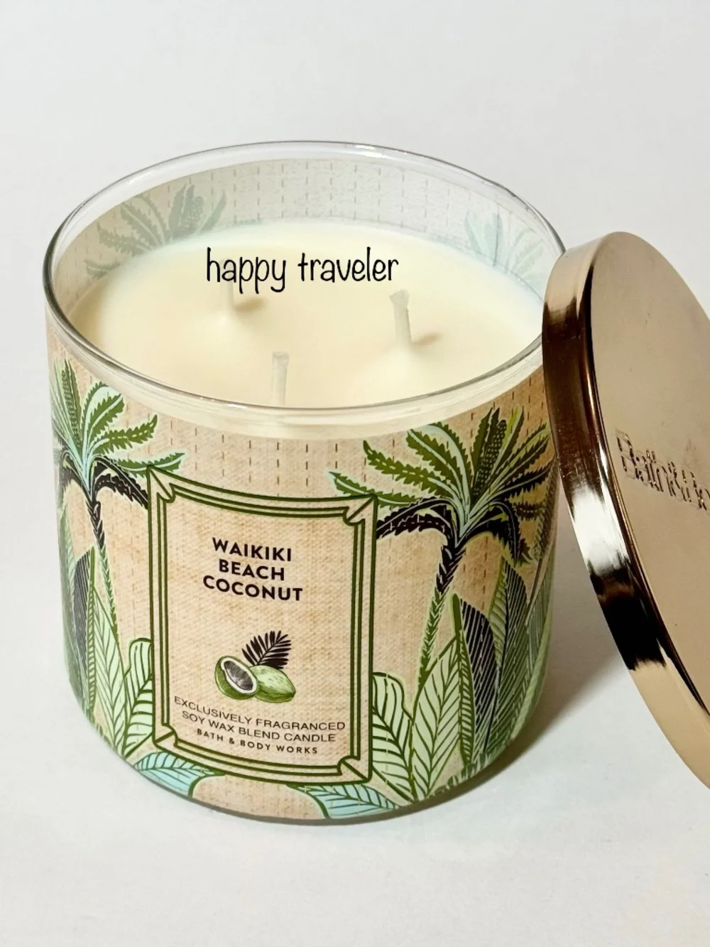 WAIKIKI BEACH COCONUT 3 Wick Candle